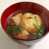 我が家の定番☆鶏肉と小松菜のお雑煮